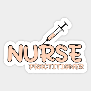 Nurse Practitioner (NP) Orange Sticker